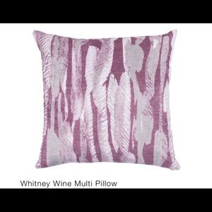 Villa by Classic Home Wine Multi Pillow Cover